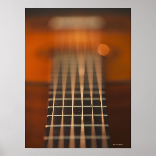 Poster Cordes de guitare acoustique (Devant)