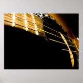 Poster Cordes de guitare acoustique (Devant)