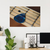 Poster Cordes de guitare électrique (Bureau à domicile)