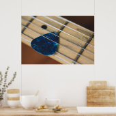Poster Cordes de guitare électrique (Cuisine)