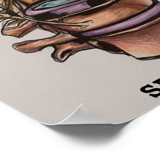 Poster Cordon épinal (Coin)