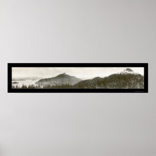 Poster Cordova, photo 1915 de panorama d'AK