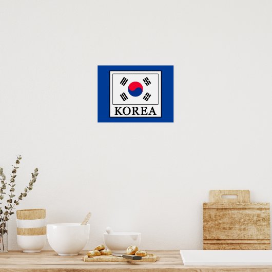 Poster Corée (Cuisine)