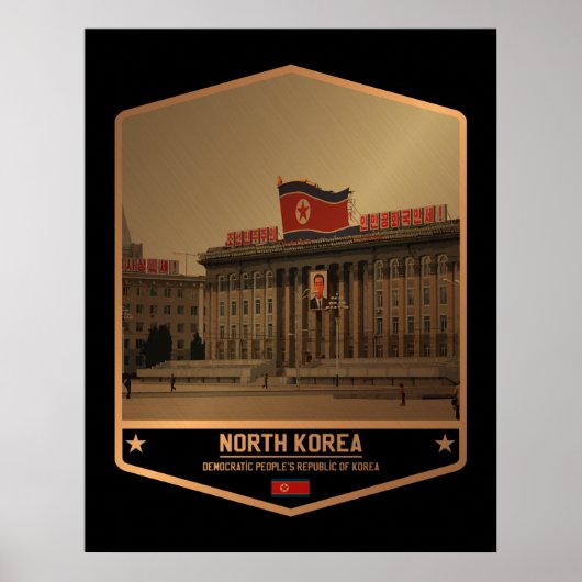 Poster Corée du Nord (Devant)