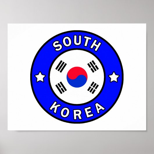 Poster Corée du Sud (Devant)