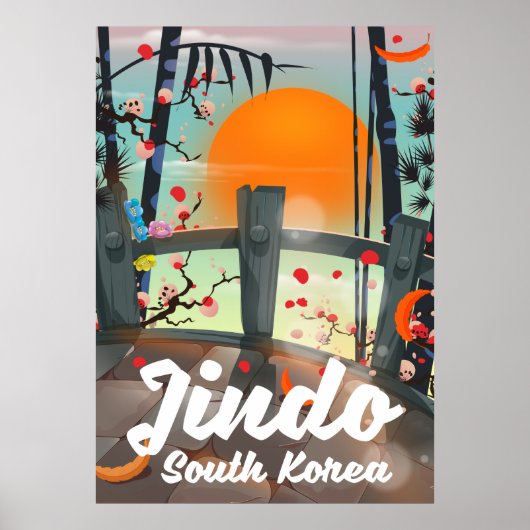 Poster Corée du Sud du Jindo (Devant)