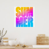 Poster Corey Tiger 80s Été Soleil (Cuisine)