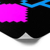 Poster Corey Tiger 80s Retro 8bit Mushroom Love (Coin)