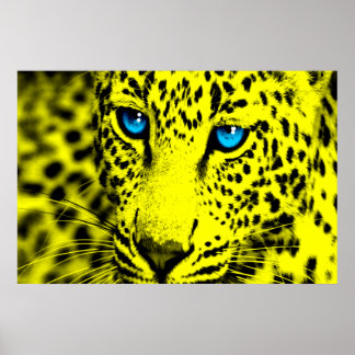 Poster Corey Tiger 80s Retro Leopard