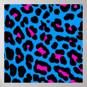 Poster Corey Tiger 80s Retro Leopard Motif