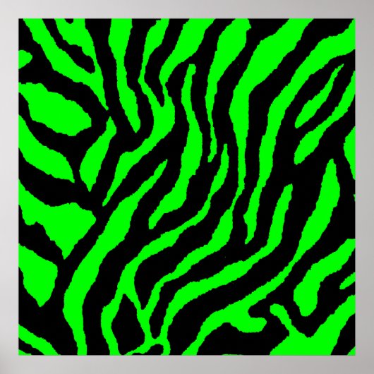 Poster Corey Tiger 80s Retro Tiger Motif (Devant)