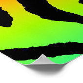 Poster Corey Tiger 80s Retro Tiger Motif (Coin)