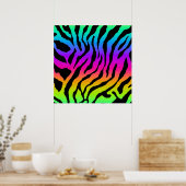 Poster Corey Tiger 80s Retro Tiger Motif (Cuisine)