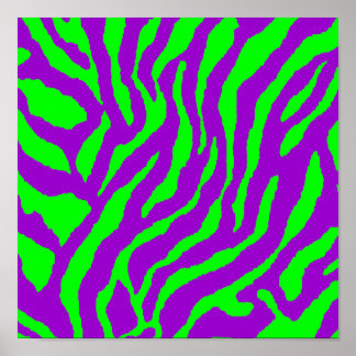 Poster Corey Tiger 80s Vintage Tiger Stripes