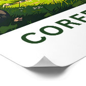 Poster Corfe Castle Dorset Travel Print (Coin)