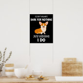 Poster Corgi (Cuisine)