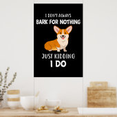 Poster Corgi (Cuisine)