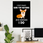 Poster Corgi (Bureau à domicile)