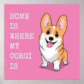Poster Corgi (Devant)