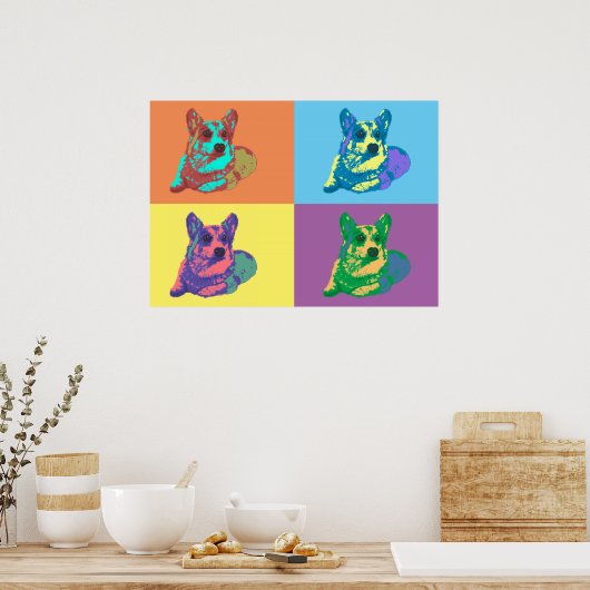 Poster Corgi (Cuisine)