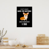 Poster Corgi (Cuisine)