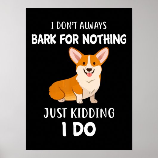 Poster Corgi (Devant)