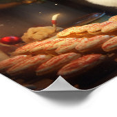 Poster Corgi Christmas Cookies Festive Holiday (Coin)