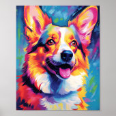 Poster Corgi couleur (Devant)