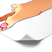 Poster Corgi déposer l'affiche (Coin)