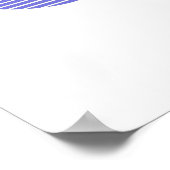 Poster Corgi Dog Texte coloré moderne (Coin)