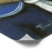 Poster corgi le marin (Coin)