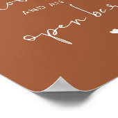 Poster CORIANDER Boho Tout ce dont vous avez besoin est L (Coin)