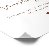 Poster CORIANDER Boho Un bébé brasse Bière Signal (Coin)