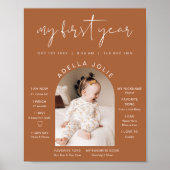 Poster CORIANDER Terracotta Photo Première année Jalon (Devant)