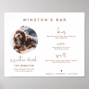 Poster CORIANDRE Boho 1 Photo Boisson Signature Animaux B