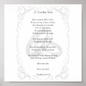 Poster Corinthiens Mariage Verse (Devant)
