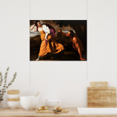 Poster Corisca et le Satyr - Artemisa Gentileschi (Cuisine)