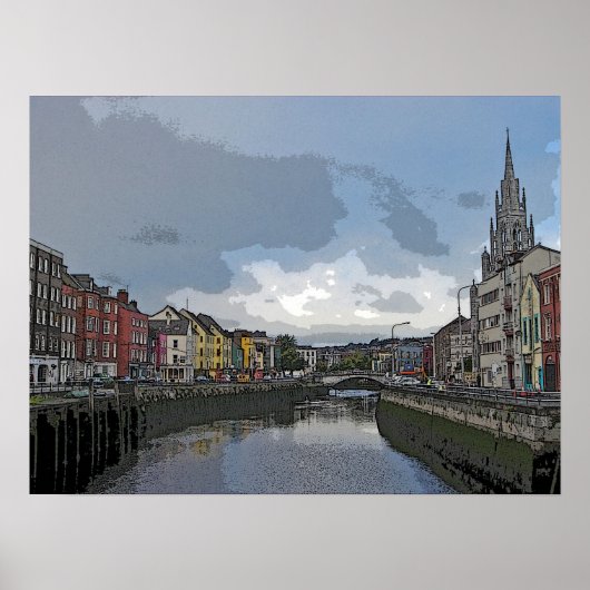 Poster Cork, Ireland (Devant)