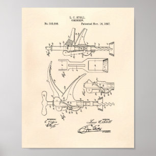 Poster Corkvis 1897 Art Brevet - Vieux Poivre