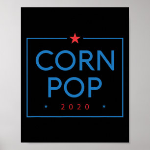 Poster Corn Pop Joe Biden Anti Gaffe Drôle Président Trum