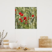 Poster Corn Poppies (Cuisine)