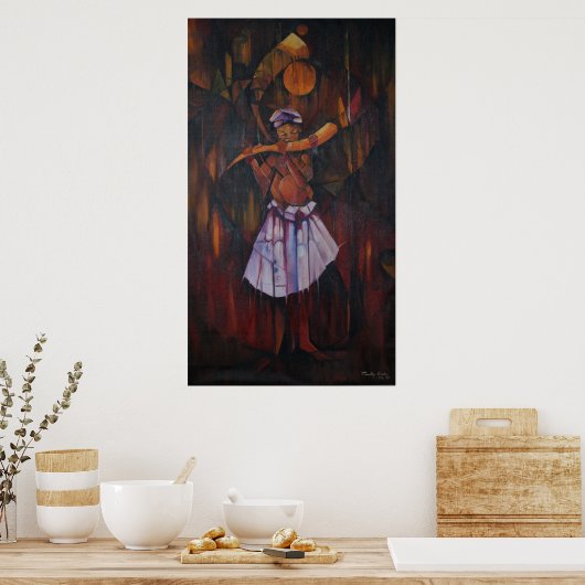 Poster Corne des Anciens toile Imprimer (Cuisine)