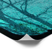 Poster Corneille Bleue Neige (Coin)