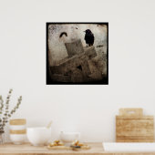 Poster Corneille solitaire (Cuisine)