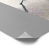 Poster Corneille sur une branche de saule Ukiyoe (Coin)