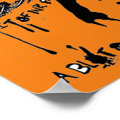 Poster Corneilles à l'affiche Lochranza (orange) (Coin)