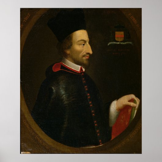 Poster Cornelius Jansen Évêque d'Ypres (Devant)