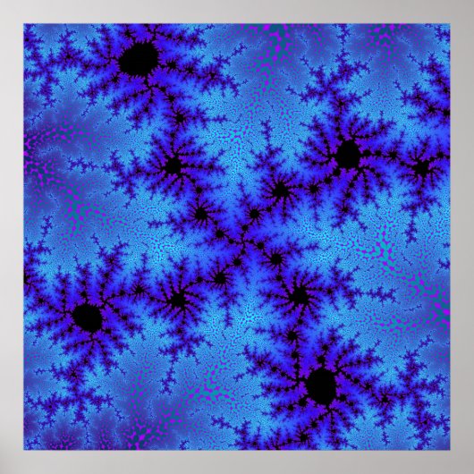 Poster Cornflower Blue Speckle (Devant)