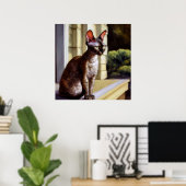 Poster Cornish Rex Cat (Bureau à domicile)