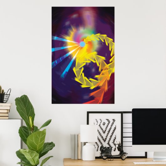 Poster Corona (Bureau à domicile)